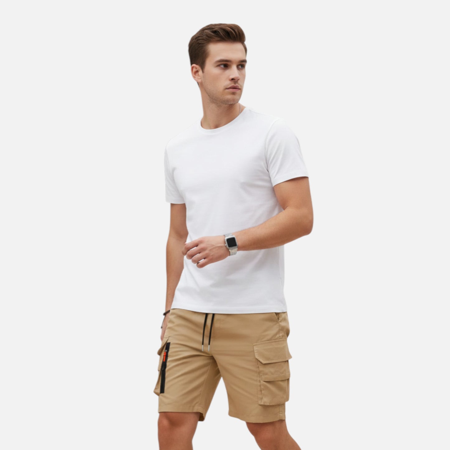 Maison Aurelle | Lightweight Cargo Shorts for Men