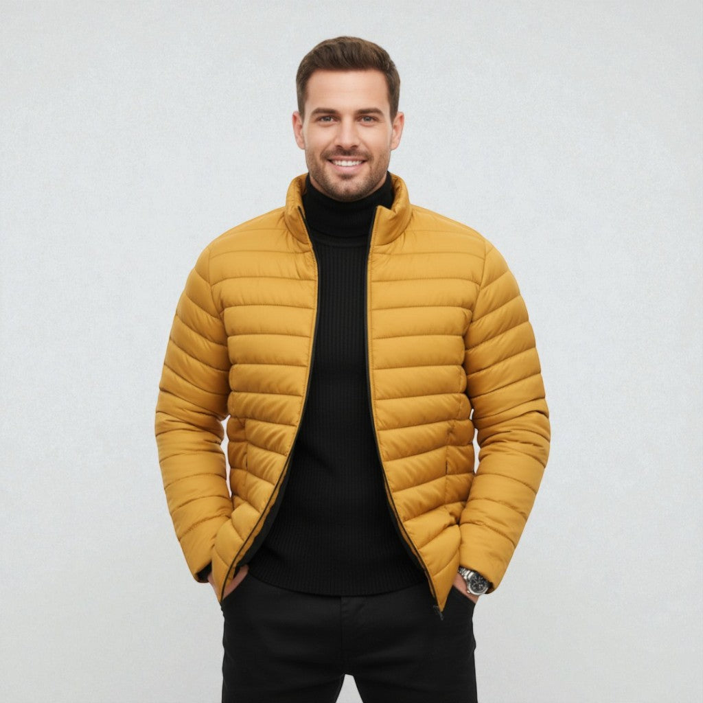 Maison Aurelle - Men’s Down Jacket Lightweight Insulation Modern Fit 3