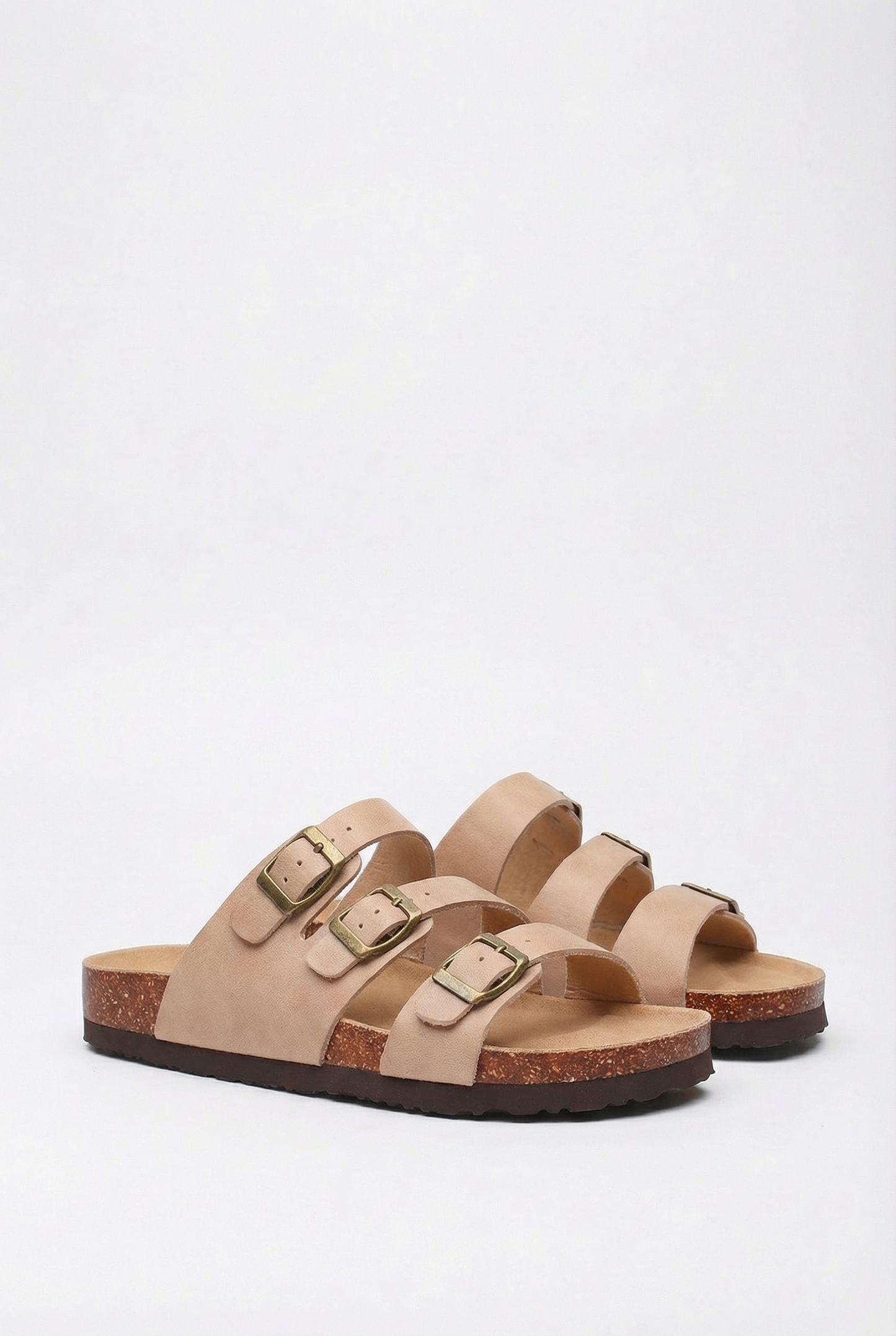 Maison Aurelle - Women's Slides Cork Footbed Comfortable Casual Summer Fit 6