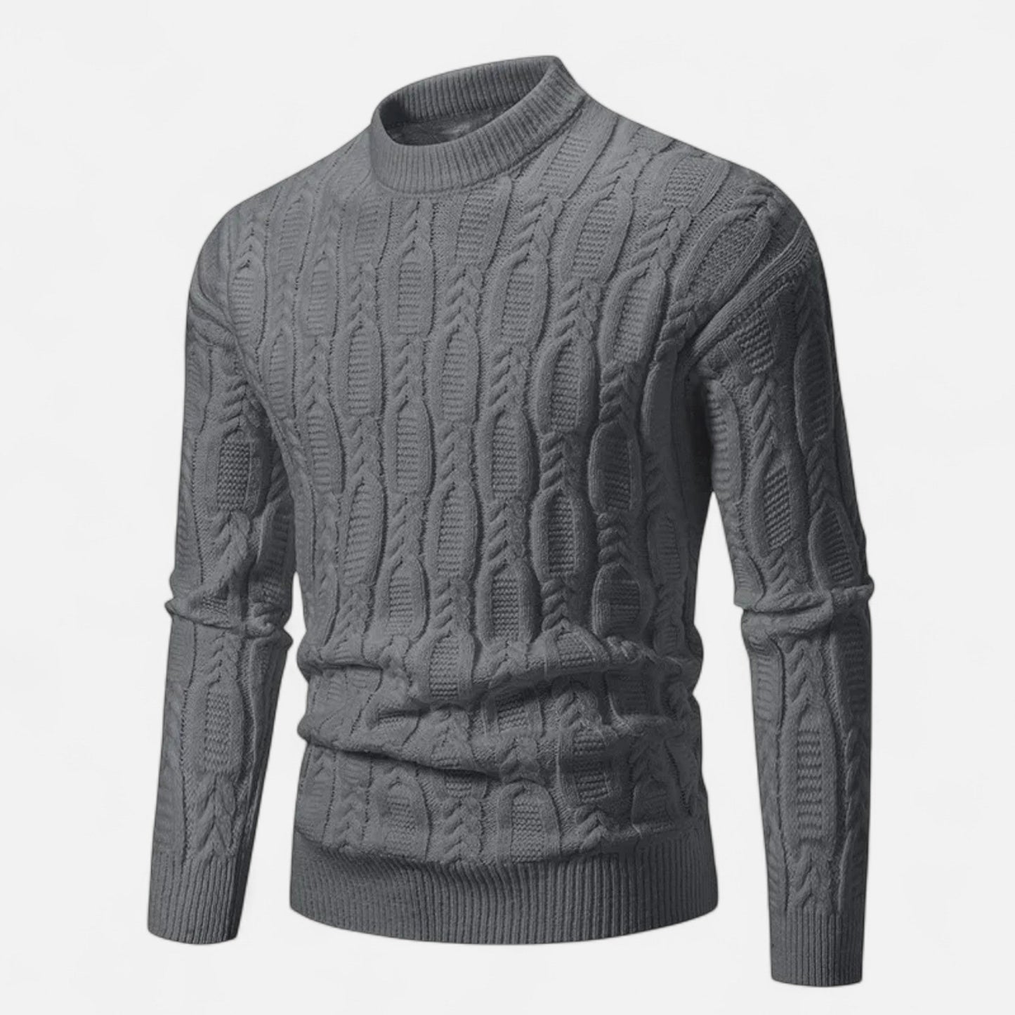Maison Aurelle Classic Crewneck Sweater for Men | Soft Knit Fabric, Relaxed Fit