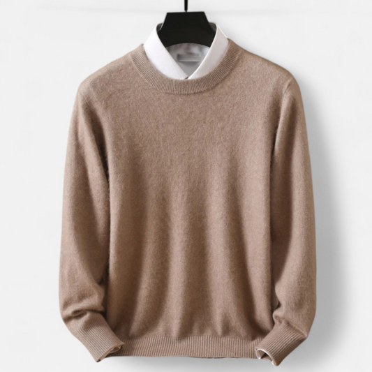 Maison Aurelle Men's Cashmere Sweater | 100% Premium Cashmere, Timeless Elegance