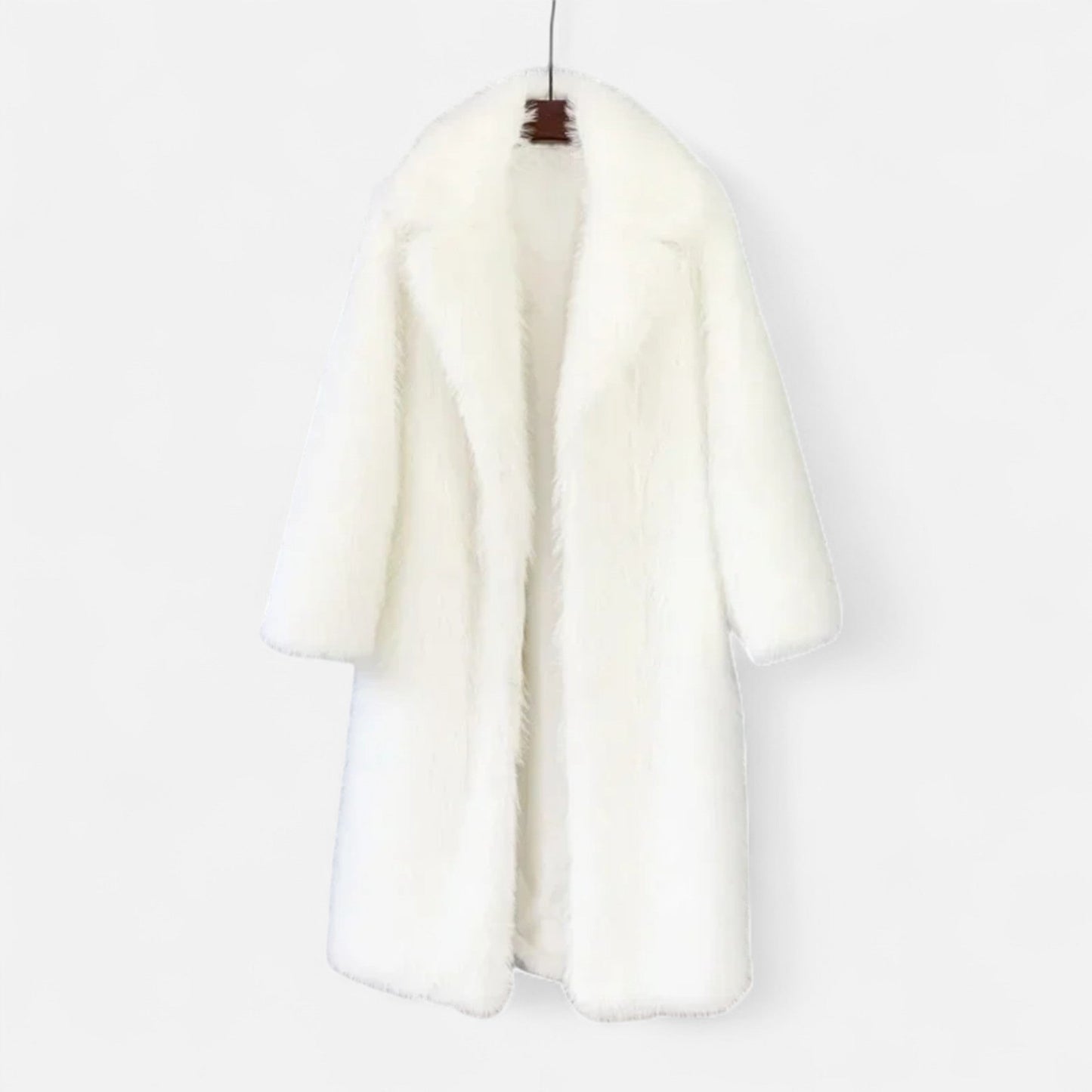 Maison Aurelle Women's Faux Fur Coat | Maxi Length, Luxurious Winter Essential