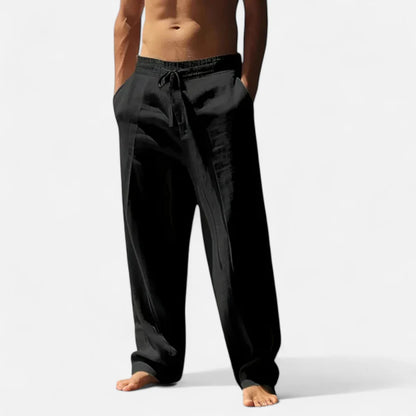 Relaxed Linen Style Trousers for Men