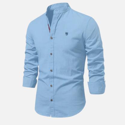 Maison Aurelle | Men’s Button-Up Shirt Slim Fit Premium Fabric Top