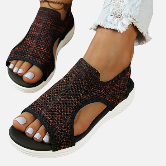 Maison Aurelle | Women’s Slip-On Mesh Sandals – Everyday Versatile Style