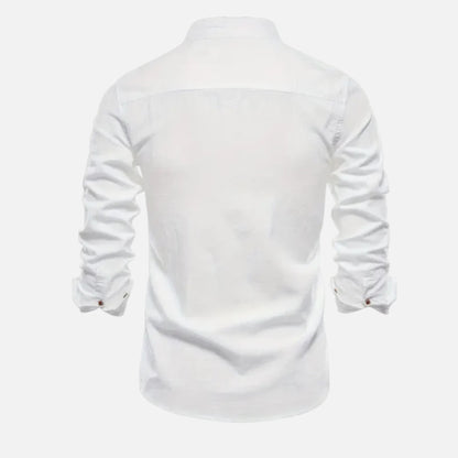 Maison Aurelle | Men’s Button-Up Shirt Slim Fit Premium Fabric Top