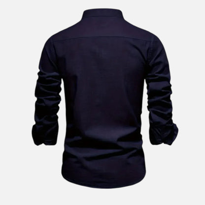 Maison Aurelle | Men’s Button-Up Shirt Slim Fit Premium Fabric Top