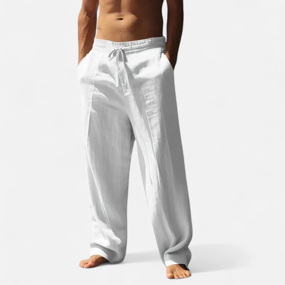 Relaxed Linen Style Trousers for Men