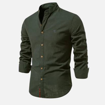 Maison Aurelle | Men’s Button-Up Shirt Slim Fit Premium Fabric Top