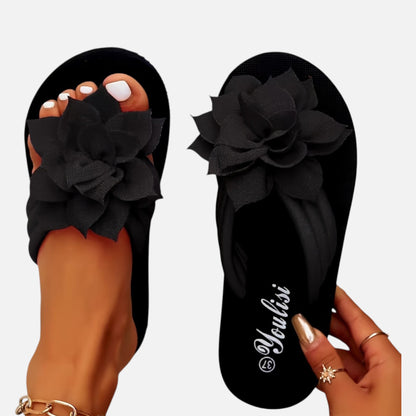 Women’s Floral Flip Flops – All-Season Elegance