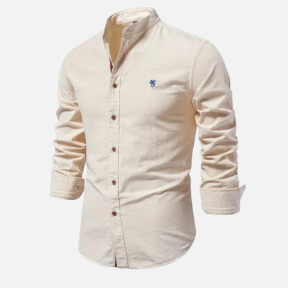 Maison Aurelle | Men’s Button-Up Shirt Slim Fit Premium Fabric Top