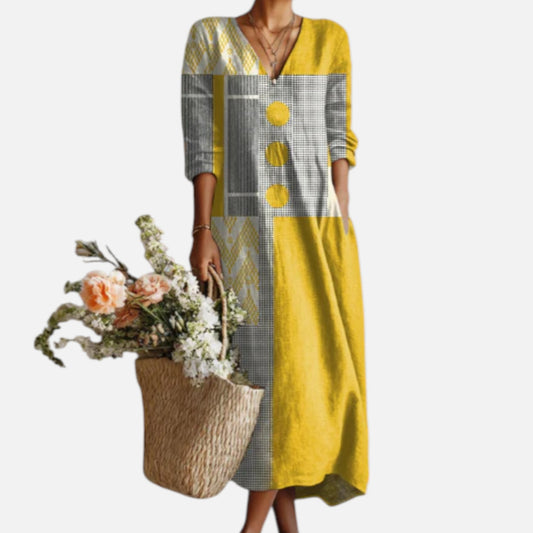 Women’s Easygoing Linen Dress – Effortless Summer Elegance