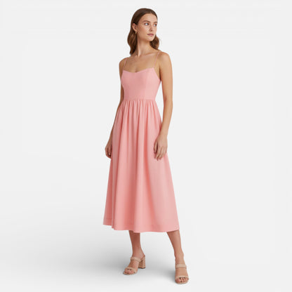 Maison Aurelle | Women’s Flowy Midi Dress – Graceful Fit