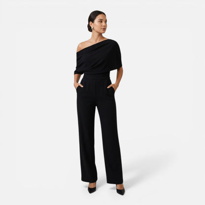 Maison Aurelle | Women’s Elegant Spring Jumpsuit – Sophisticated Seasonal Style