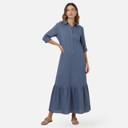 Maison Aurelle | Women’s Cotton Maxi Dress for Spring Summer Events