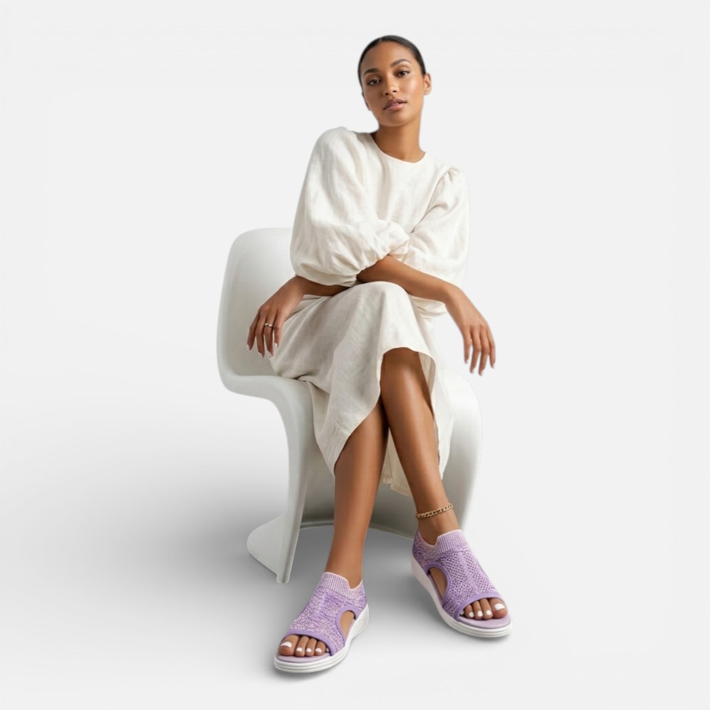 Maison Aurelle | Women’s Slip-On Mesh Sandals – Everyday Versatile Style