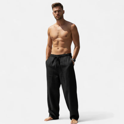 Relaxed Linen Style Trousers for Men