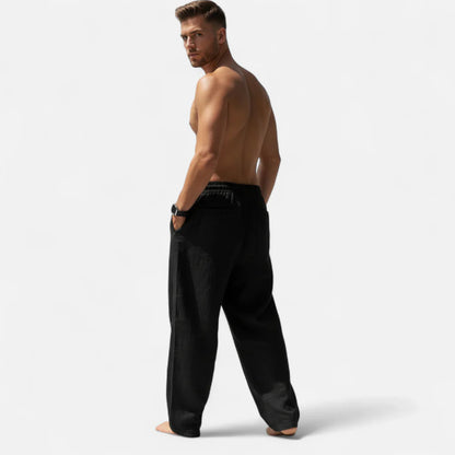 Relaxed Linen Style Trousers for Men