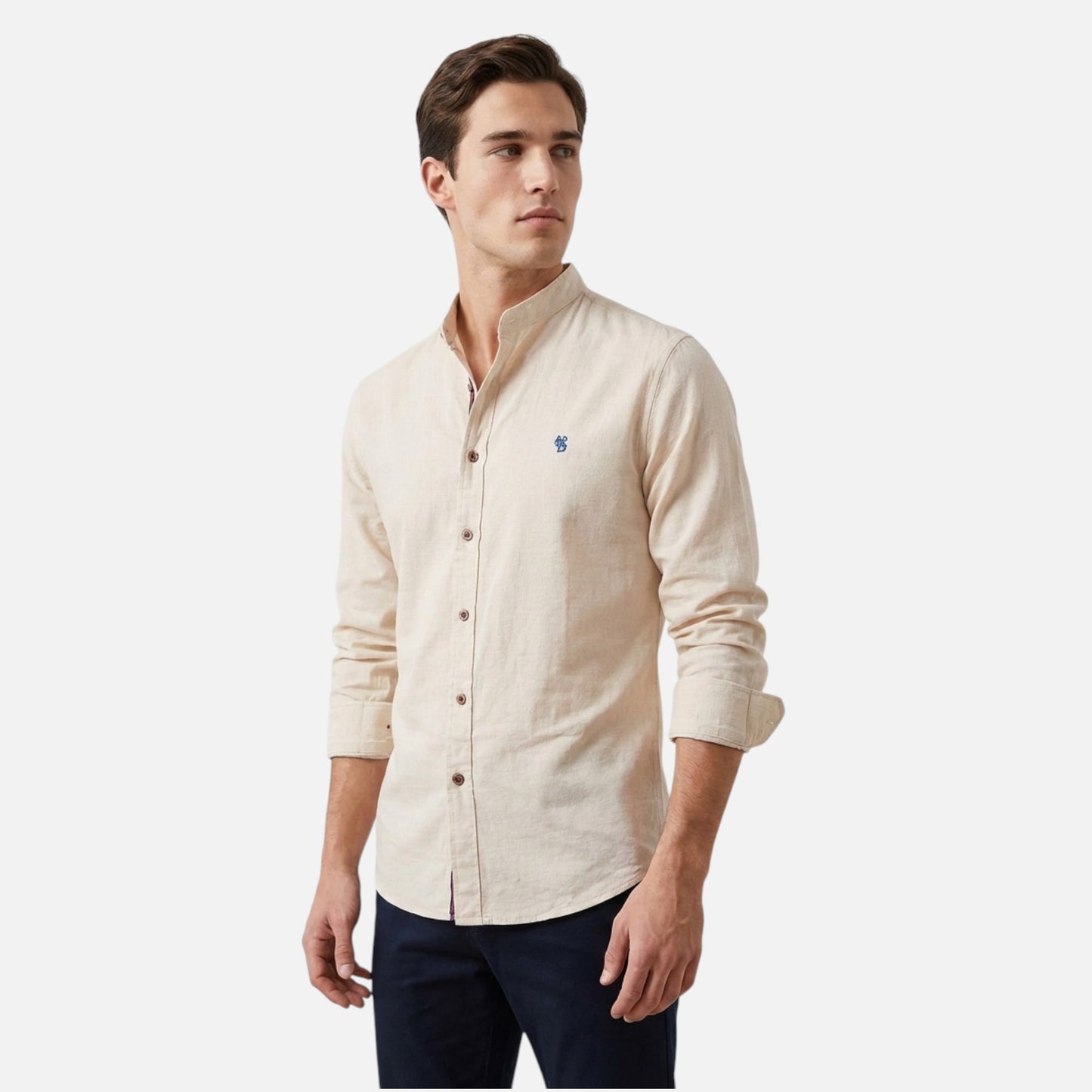 Maison Aurelle | Men’s Button-Up Shirt Slim Fit Premium Fabric Top