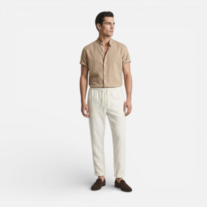 Men’s Linen Style Summer Set – Riviera Elegance