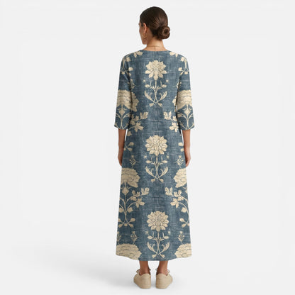Women’s Playful Linen Dress – Lighthearted Summer Charm