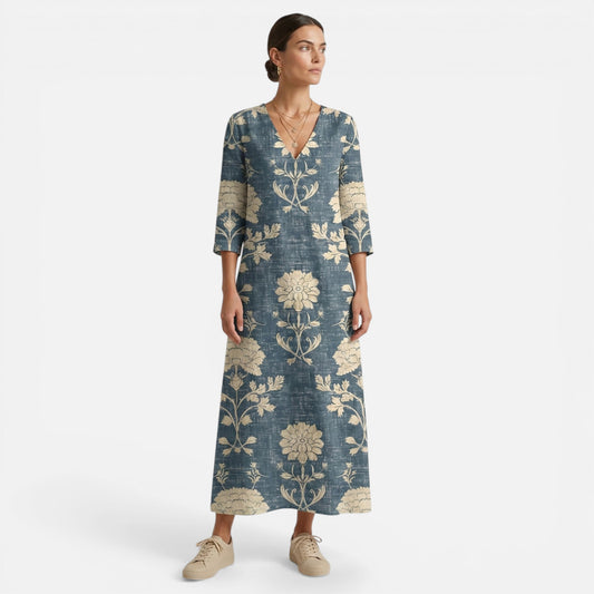 Women’s Playful Linen Dress – Lighthearted Summer Charm