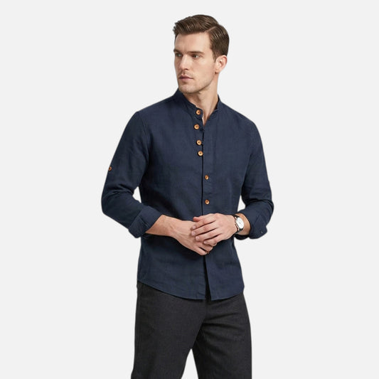 Men’s “Katana” Japan-Style Shirt – Modern Oriental Elegance