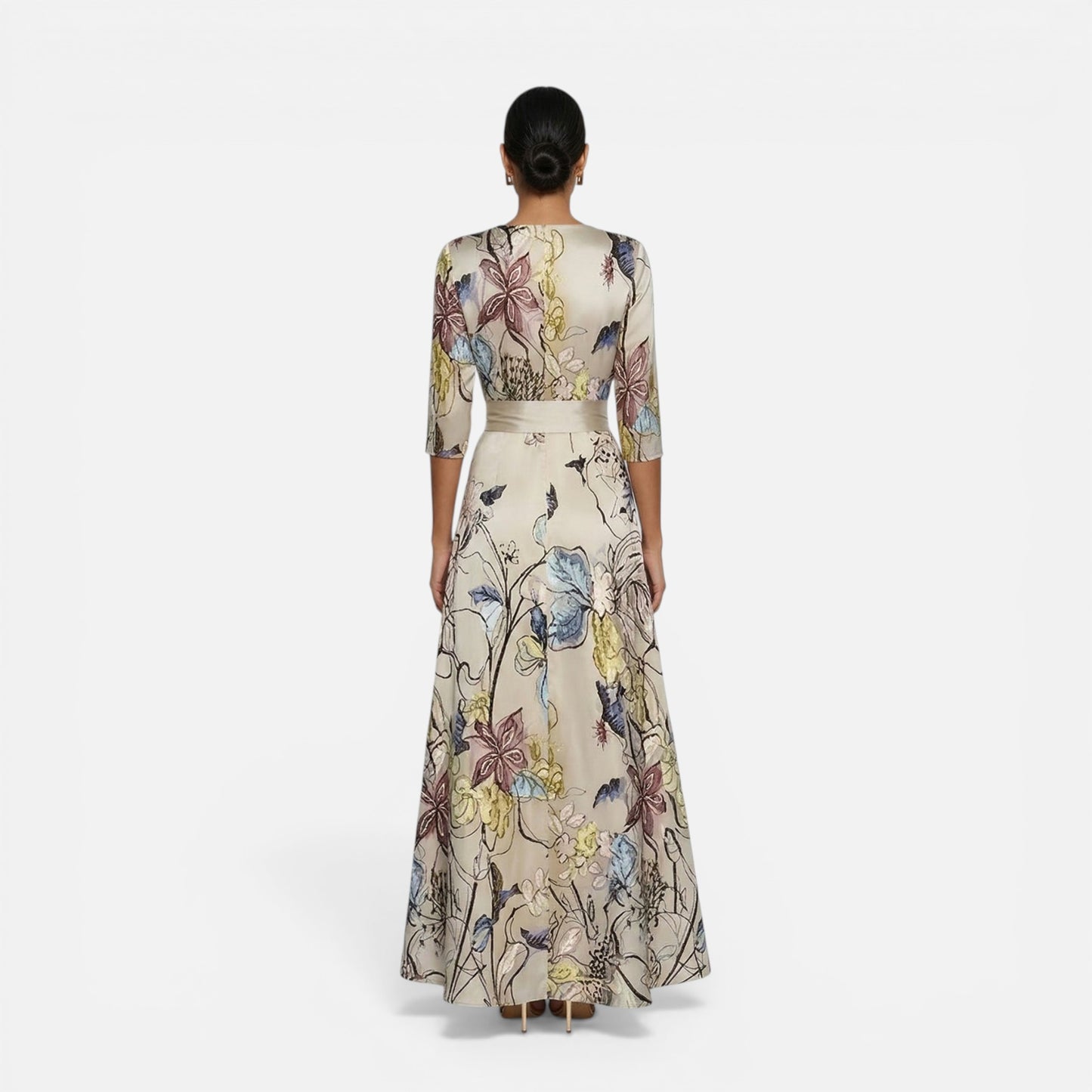 Maison Aurelle | Women’s Elegant Floral Dress – Timeless Feminine Charm