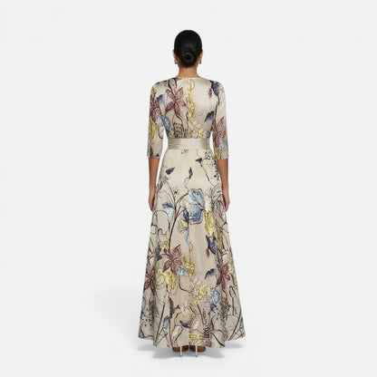 Maison Aurelle | Women’s Elegant Floral Dress – Timeless Feminine Charm