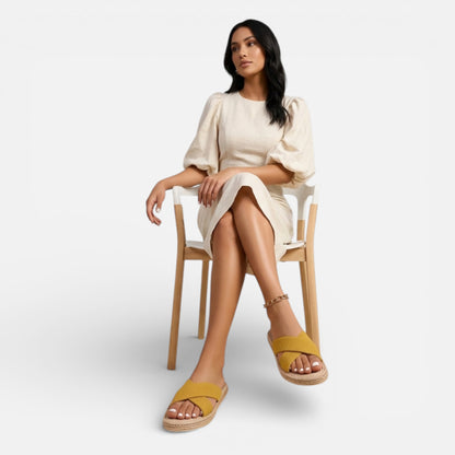 Maison Aurelle | Women’s Summer Slide Sandals – Lightweight Comfort