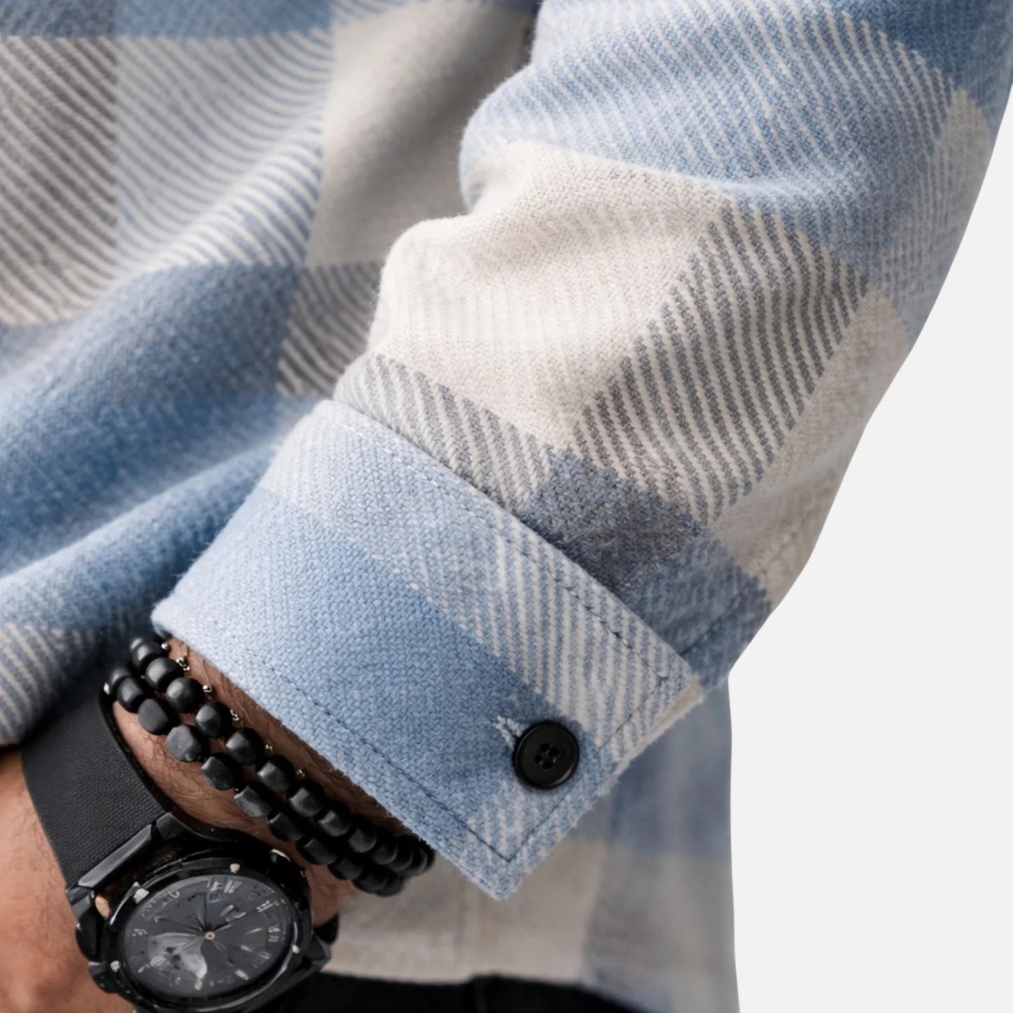 Maison Aurelle | Men’s Casual Flannel Shirt Soft Checked Top