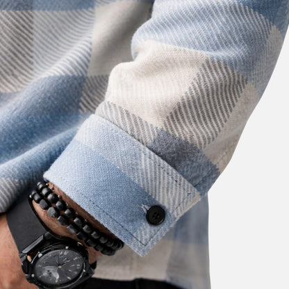 Maison Aurelle | Men’s Casual Flannel Shirt Soft Checked Top