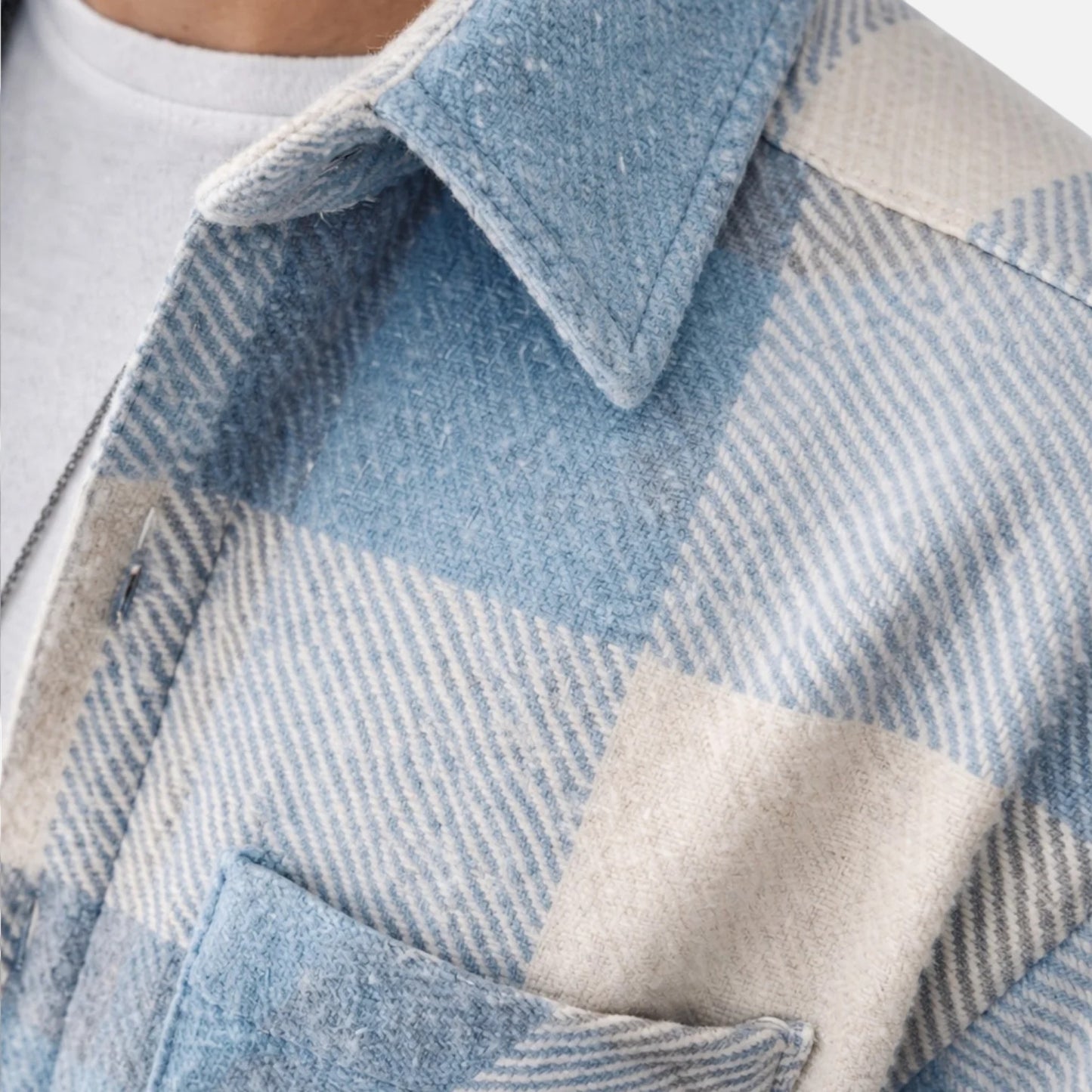 Maison Aurelle | Men’s Casual Flannel Shirt Soft Checked Top