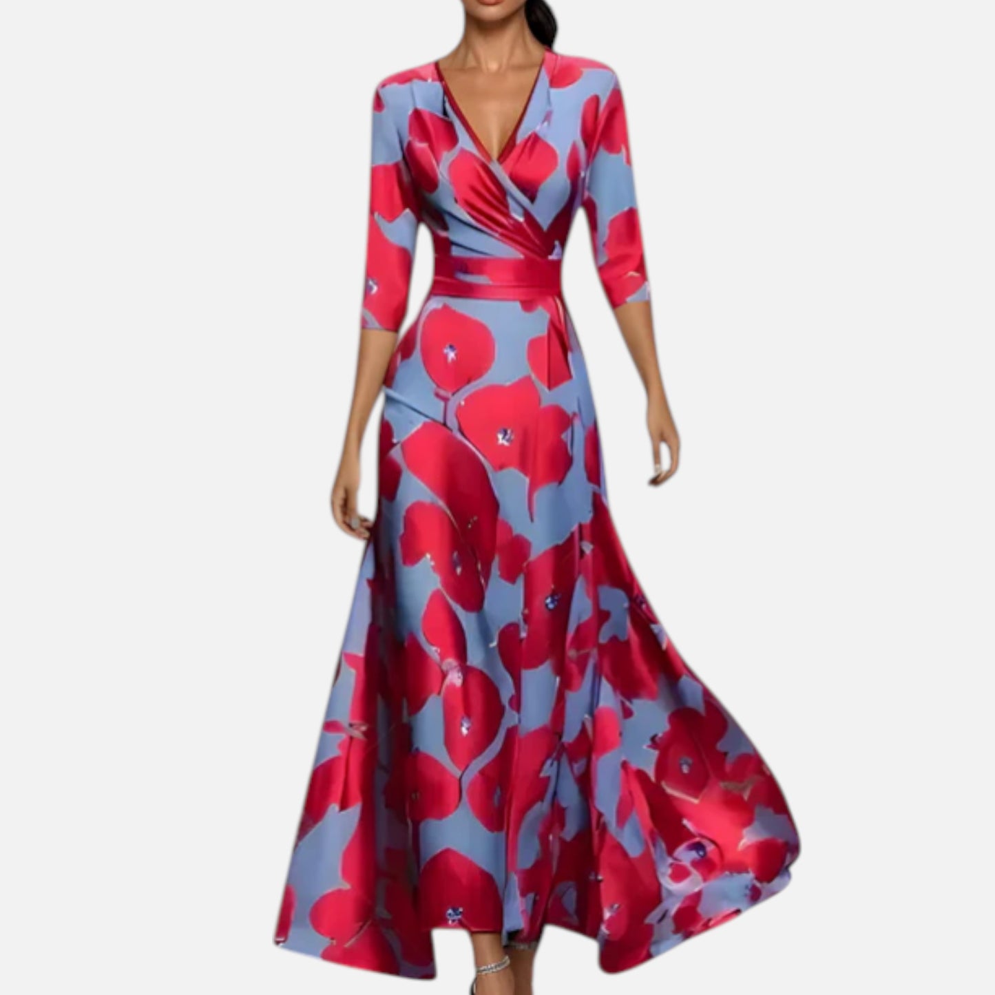 Maison Aurelle | Women’s Elegant Floral Dress – Timeless Feminine Charm