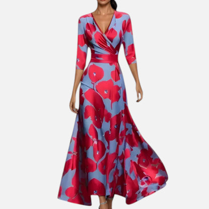 Maison Aurelle | Women’s Elegant Floral Dress – Timeless Feminine Charm