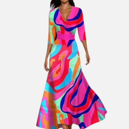 Maison Aurelle | Women’s Elegant Floral Dress – Timeless Feminine Charm