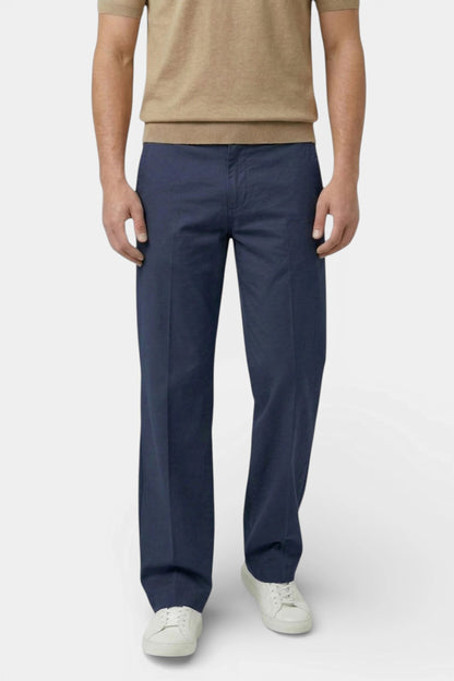 Maison Aurelle - Men’s Chino Pants Stretch Fabric Tailored Comfort Straight Fit 6
