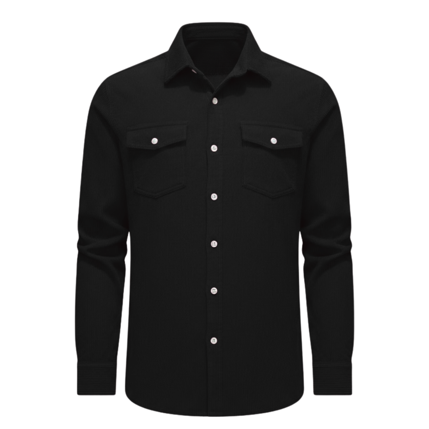 Maison Aurelle - Men’s Corduroy Shirt Jacket Soft Comfortable Classic Fit 0