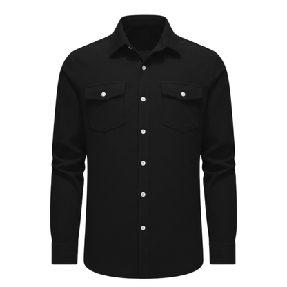 Maison Aurelle - Men’s Corduroy Shirt Jacket Soft Comfortable Classic Fit 0