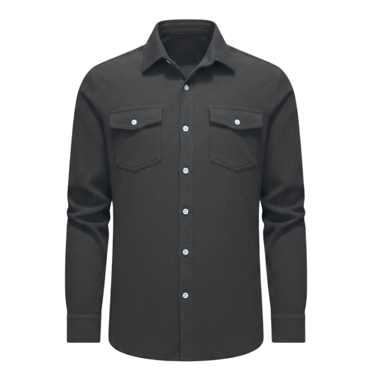 Maison Aurelle - Men’s Corduroy Shirt Jacket Soft Comfortable Classic Fit 10