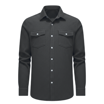 Maison Aurelle - Men’s Corduroy Shirt Jacket Soft Comfortable Classic Fit 10