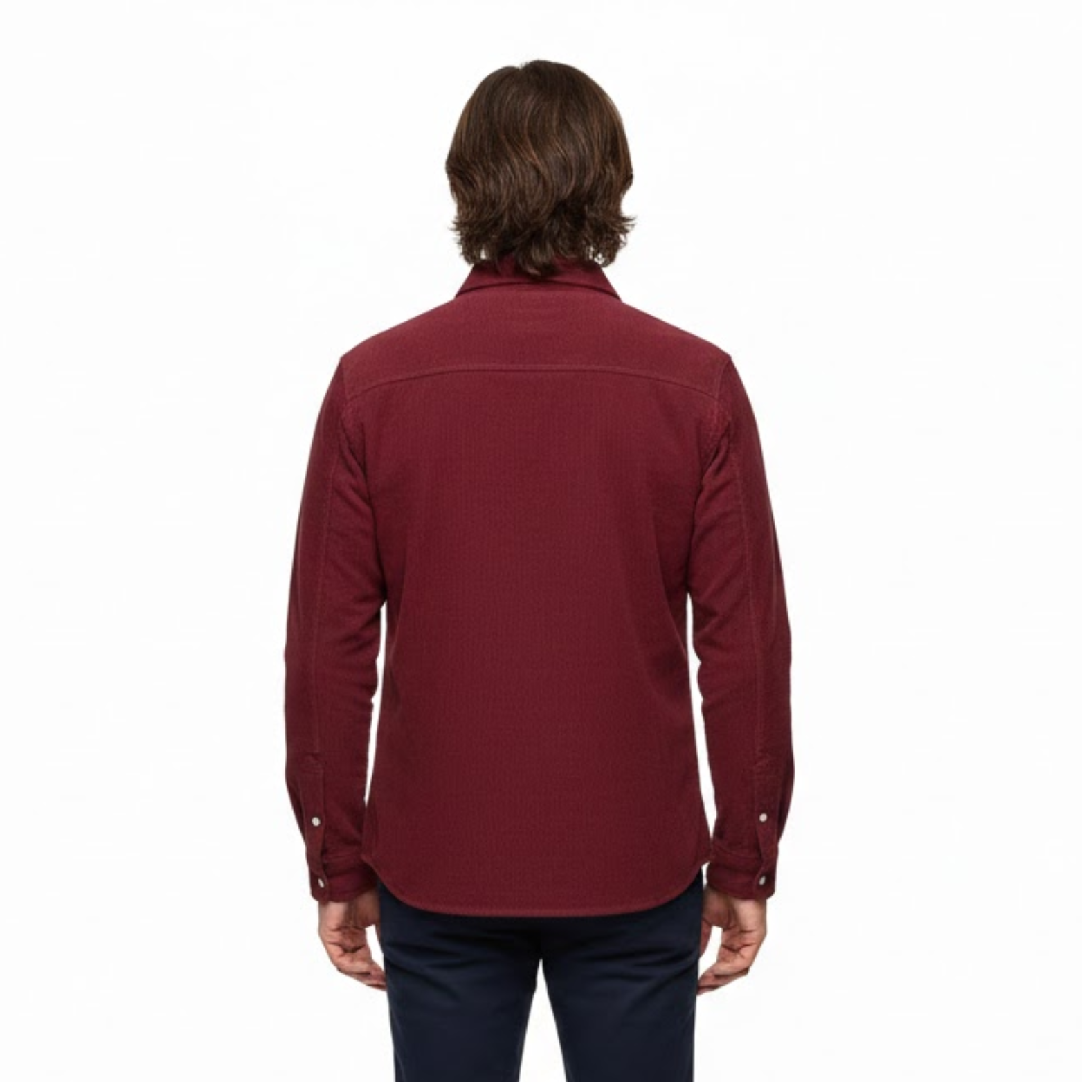 Maison Aurelle - Men’s Corduroy Shirt Jacket Soft Comfortable Classic Fit 2