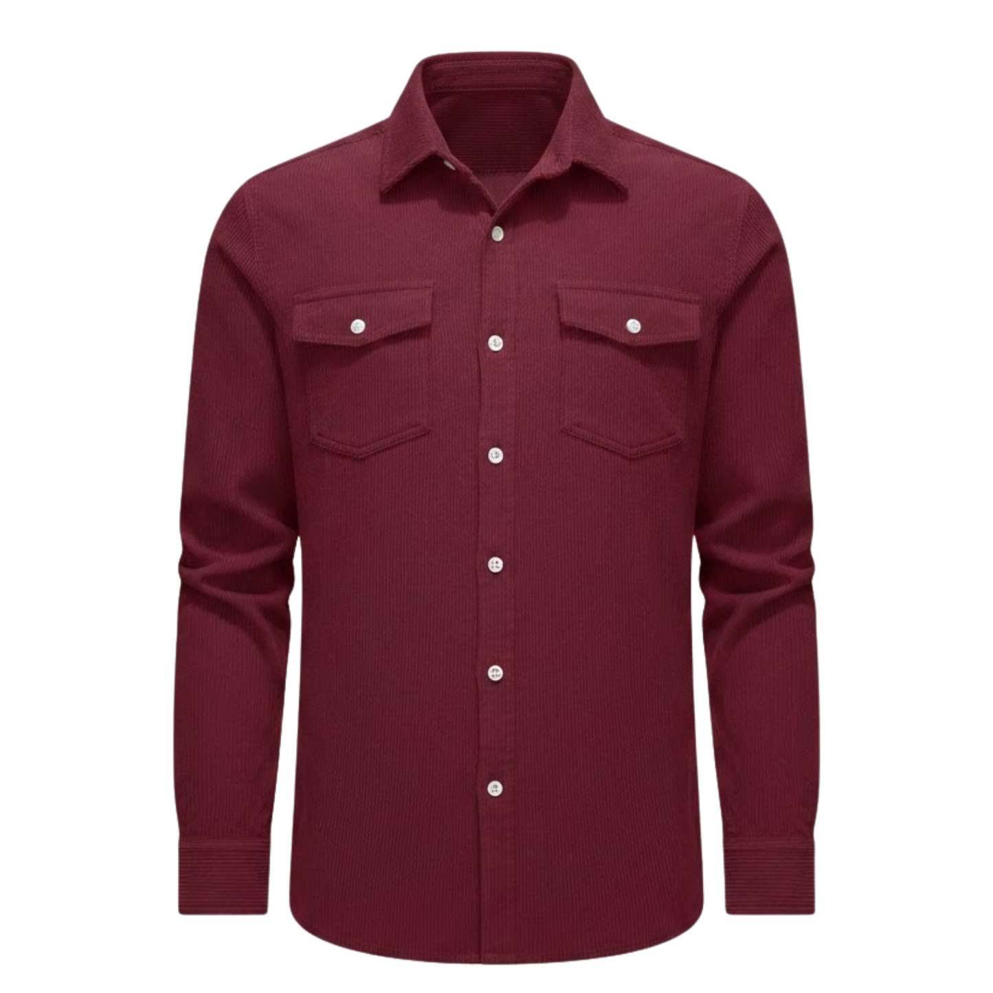 Maison Aurelle - Men’s Corduroy Shirt Jacket Soft Comfortable Classic Fit 3