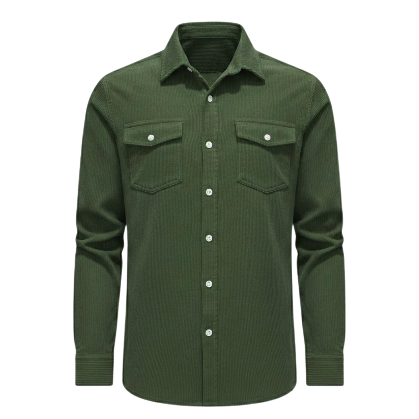 Maison Aurelle - Men’s Corduroy Shirt Jacket Soft Comfortable Classic Fit 4