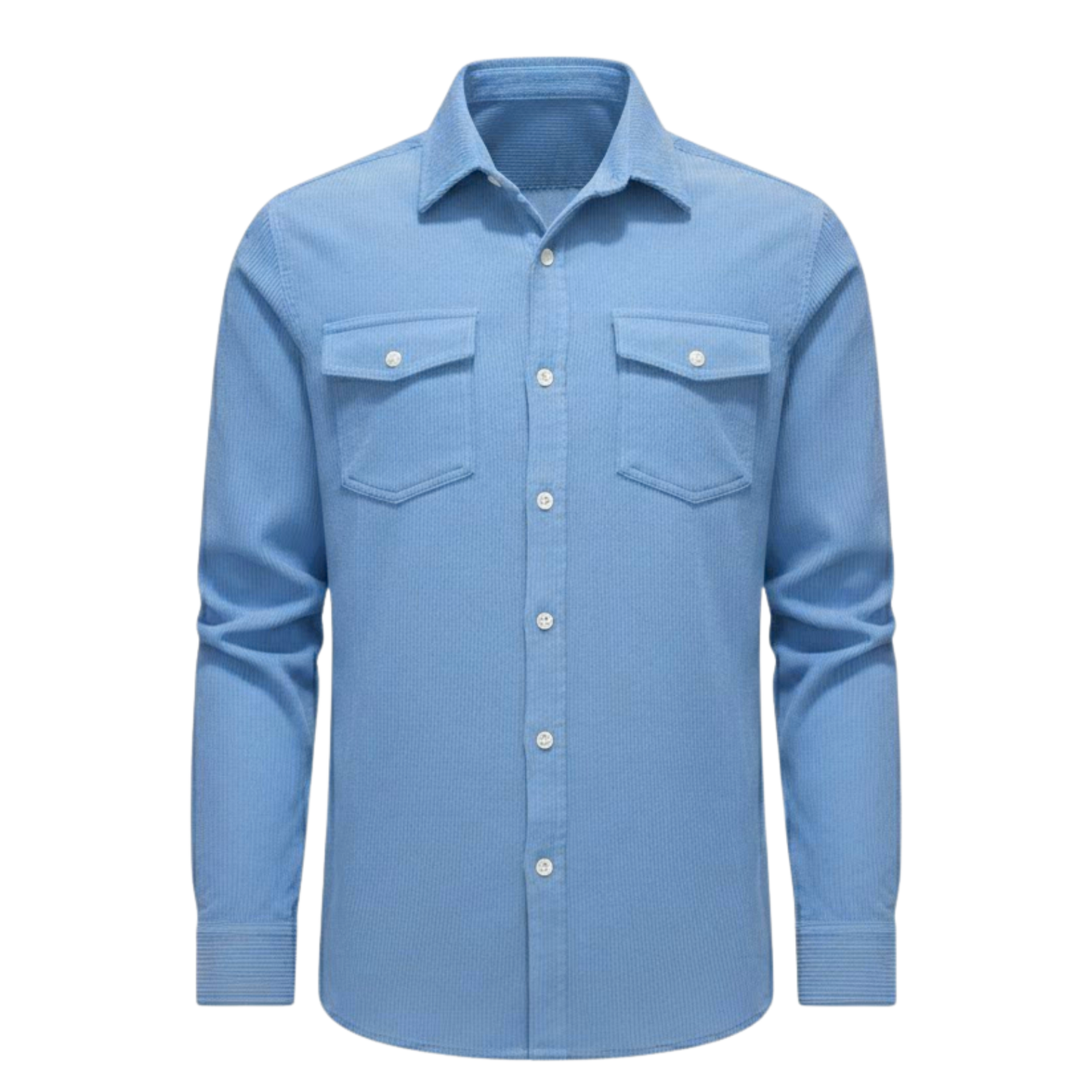 Maison Aurelle - Men’s Corduroy Shirt Jacket Soft Comfortable Classic Fit 5