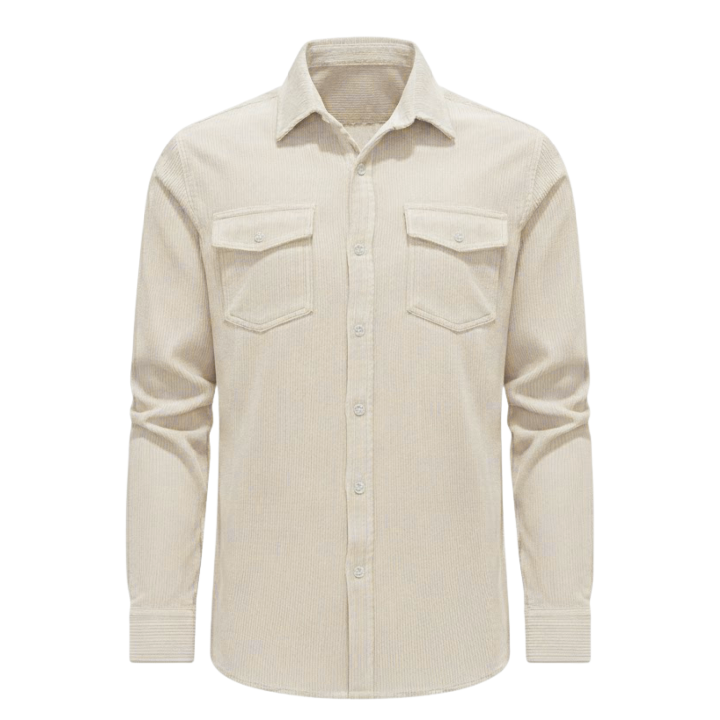 Maison Aurelle - Men’s Corduroy Shirt Jacket Soft Comfortable Classic Fit 6