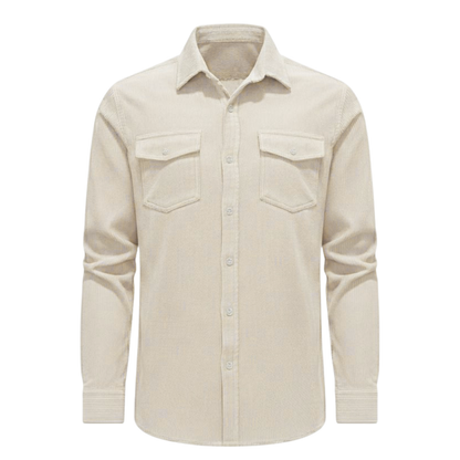 Maison Aurelle - Men’s Corduroy Shirt Jacket Soft Comfortable Classic Fit 6