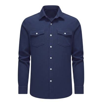 Maison Aurelle - Men’s Corduroy Shirt Jacket Soft Comfortable Classic Fit 7