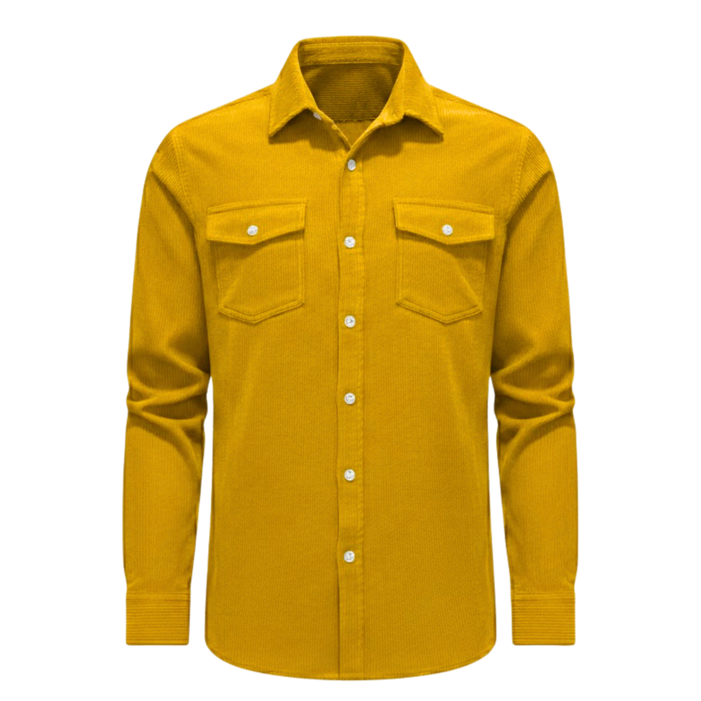 Maison Aurelle - Men’s Corduroy Shirt Jacket Soft Comfortable Classic Fit 8