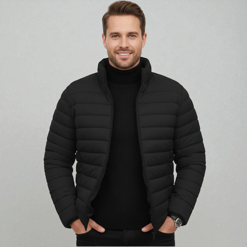 Maison Aurelle - Men’s Down Jacket Lightweight Insulation Modern Fit 0